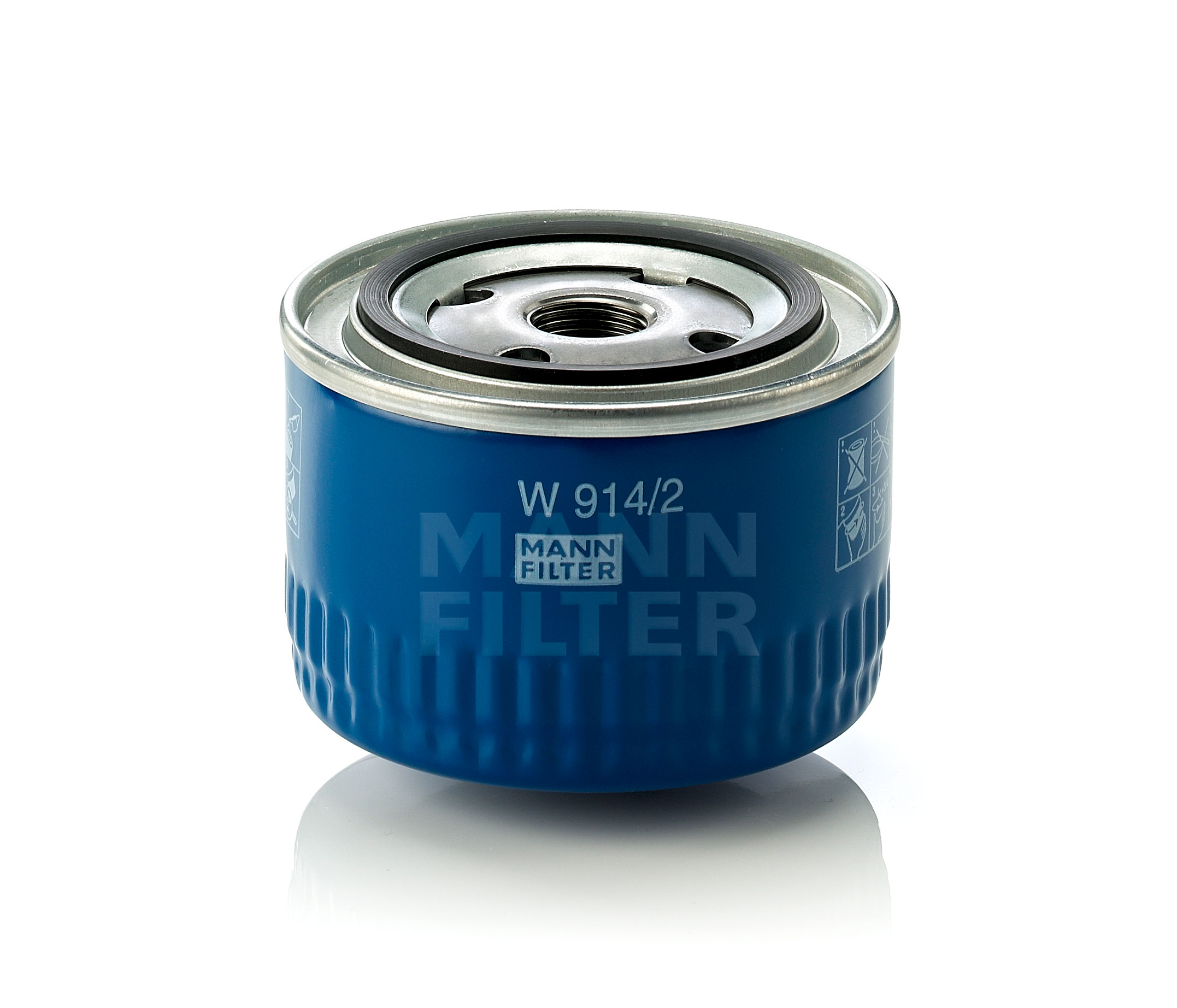 Įsigykite MANN-FILTER Alyvos filtras Prekės Nr.: W 914/2 už žemiausią 7,72 € kainą