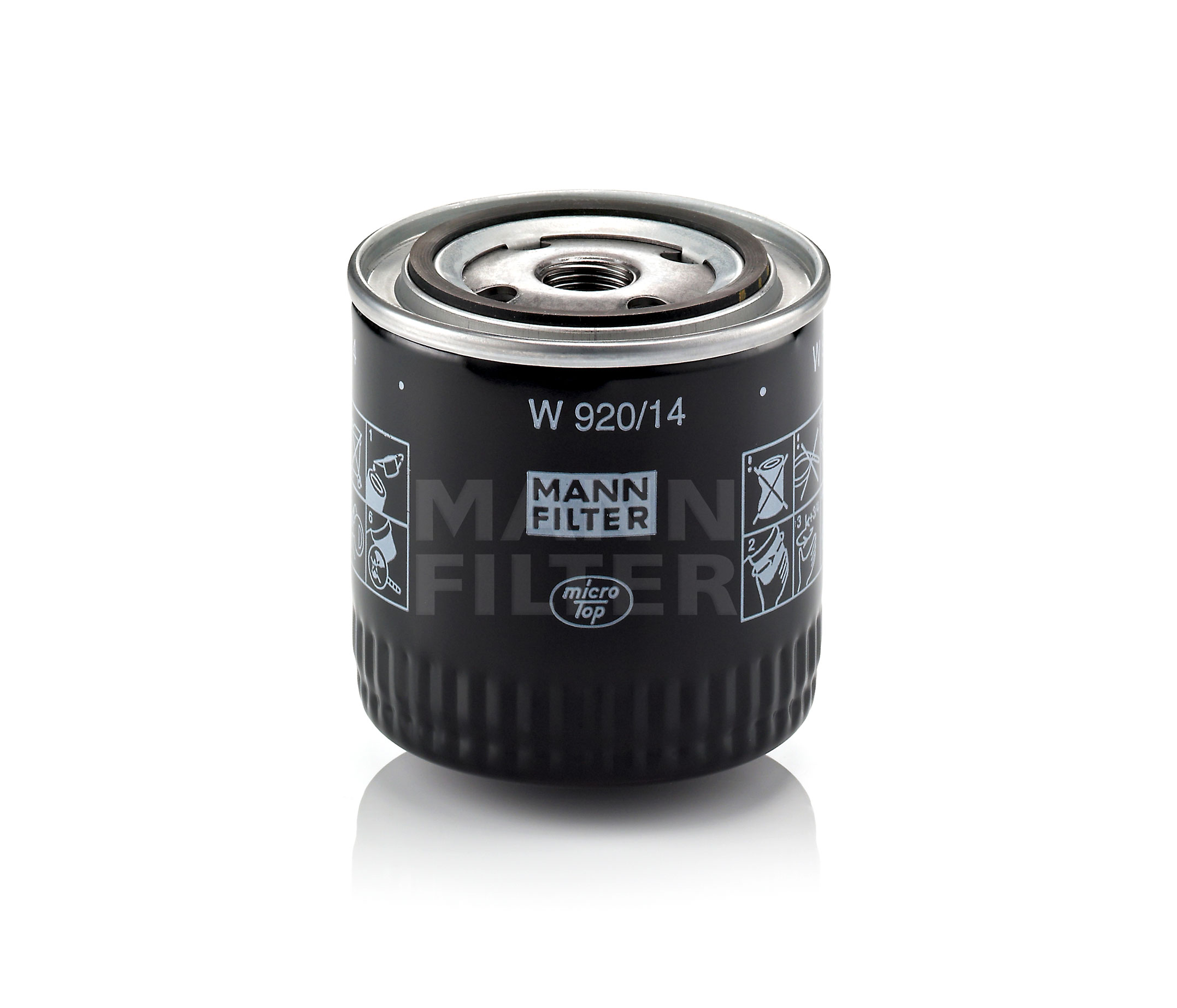 Поръчайте MANN-FILTER Маслен филтър Продукт No.: W 920/14 на ниската цена от 20,24 лв.