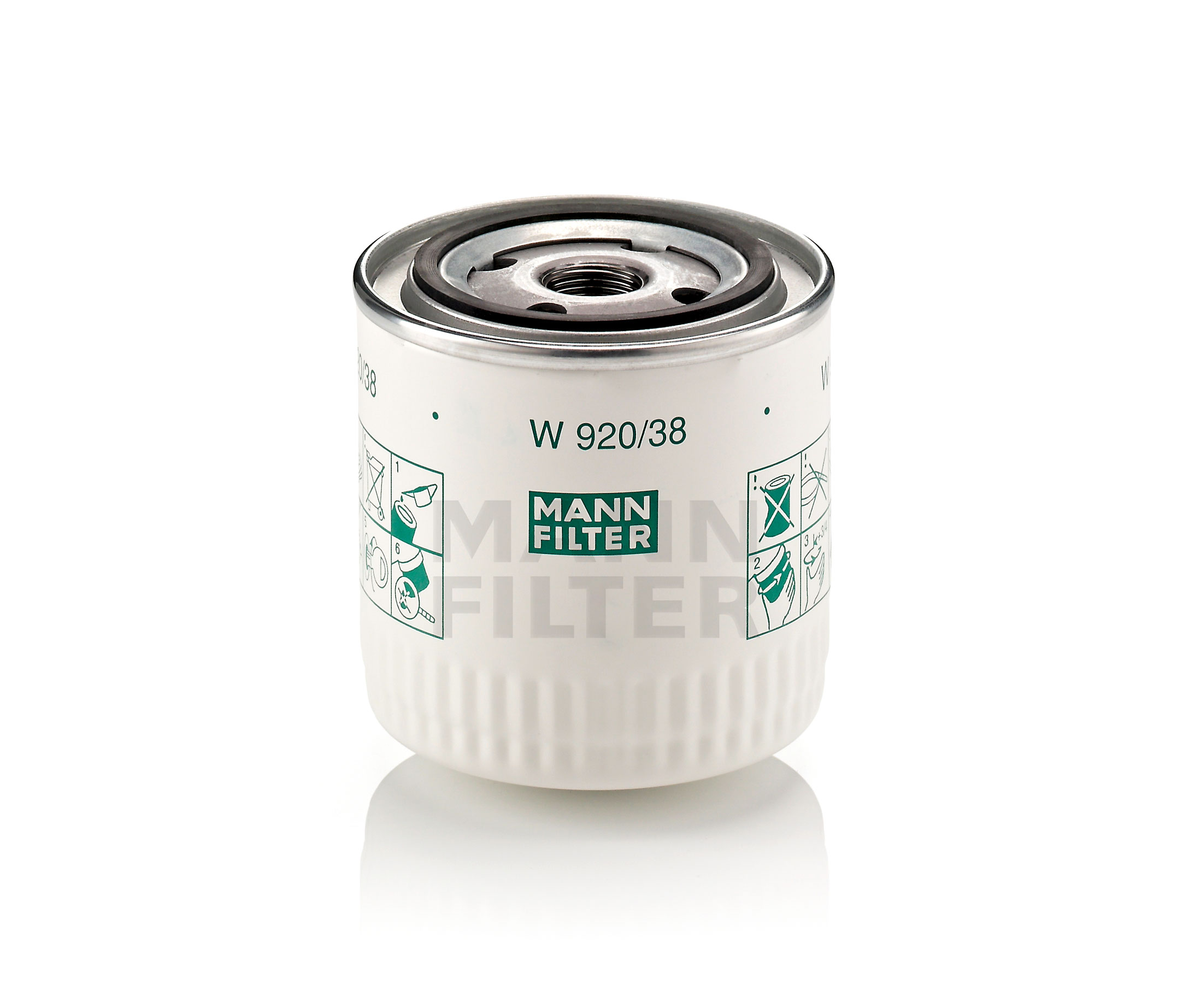Kupite MANN-FILTER Oljni filter Št. izdelka: W 920/38 po nizki ceni 10,05 €