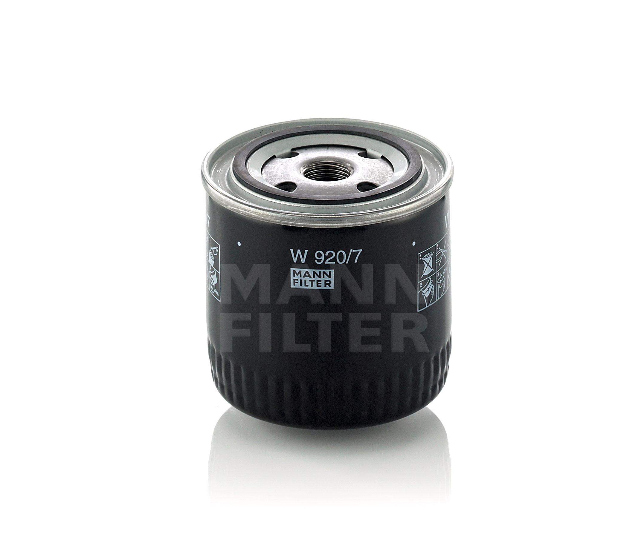 Pirkt MANN-FILTER Eļļas filtrs, Mehāniskā pārnesumkārba Preces Nr.: W 920/7 pie zemu cenu 10,17 €