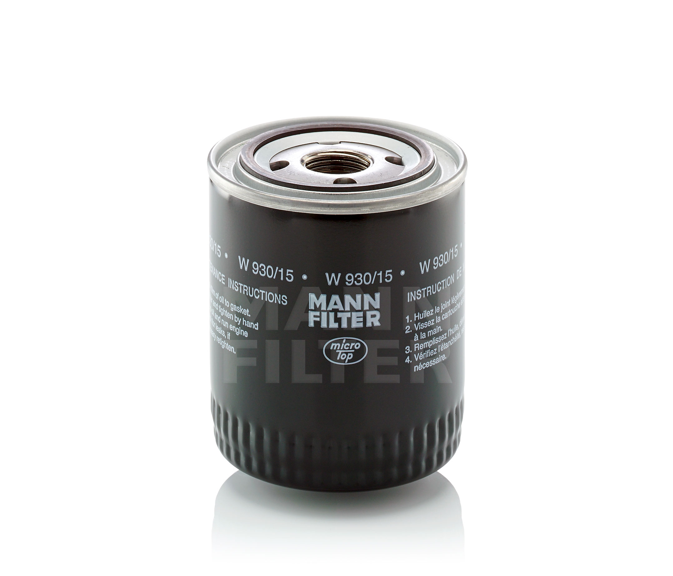 Køb MANN-FILTER Oliefilter Produktnummer.: W 930/15 til den lave pris af 101,92 kr.