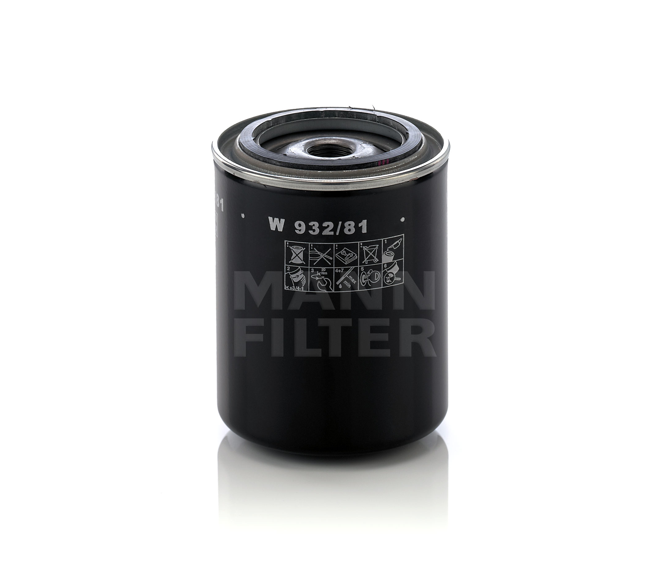 Įsigykite MANN-FILTER Alyvos filtras Prekės Nr.: W 932/81 už žemiausią 11,84 € kainą