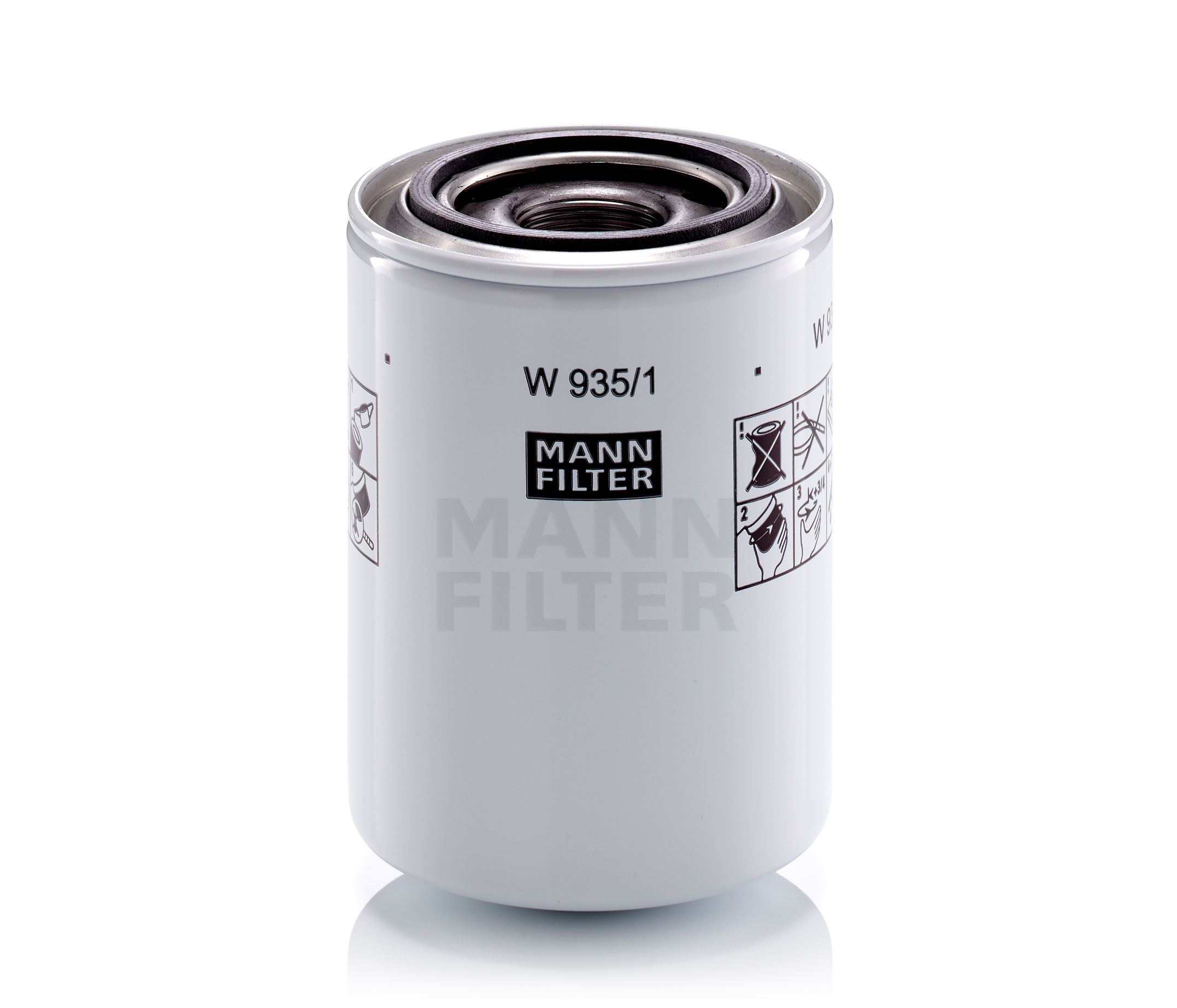 Køb MANN-FILTER Filter, arbejdshydraulik Produktnummer.: W 935/1 til den lave pris af 133,95 kr.
