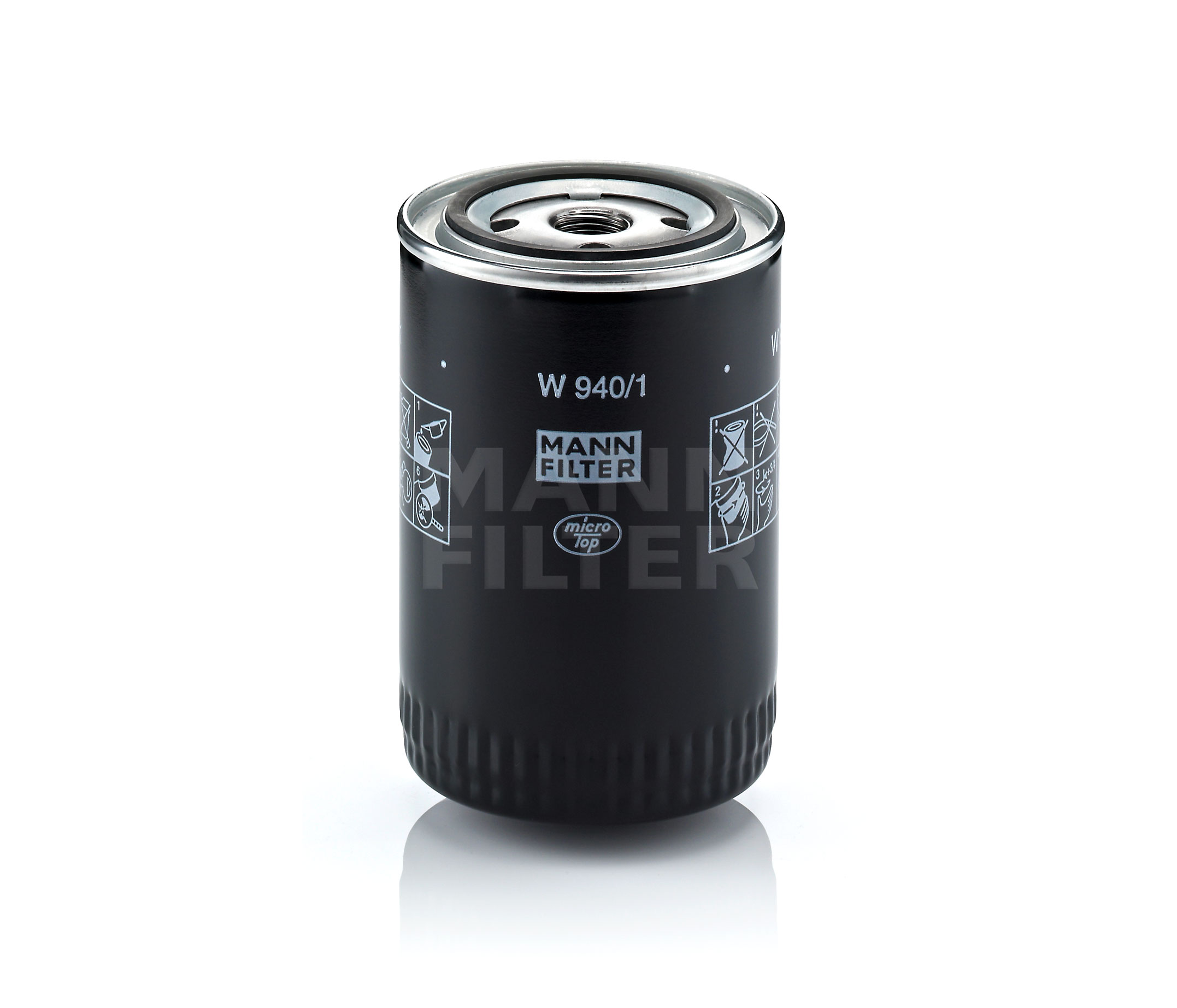 Buy MANN-FILTER Oil filter Product No.: W 940/1 at the low price of £ 9,19