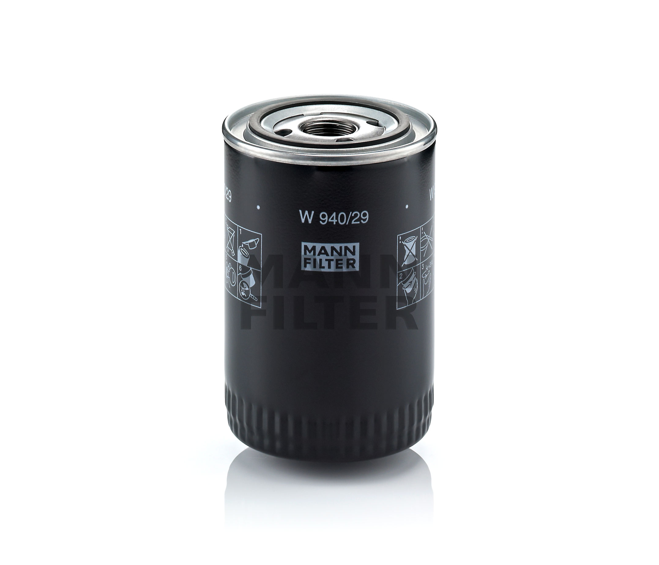 Compre MANN-FILTER Filtro de aceite Número de producto: W 940/29 a bajo precio de 12,83 €