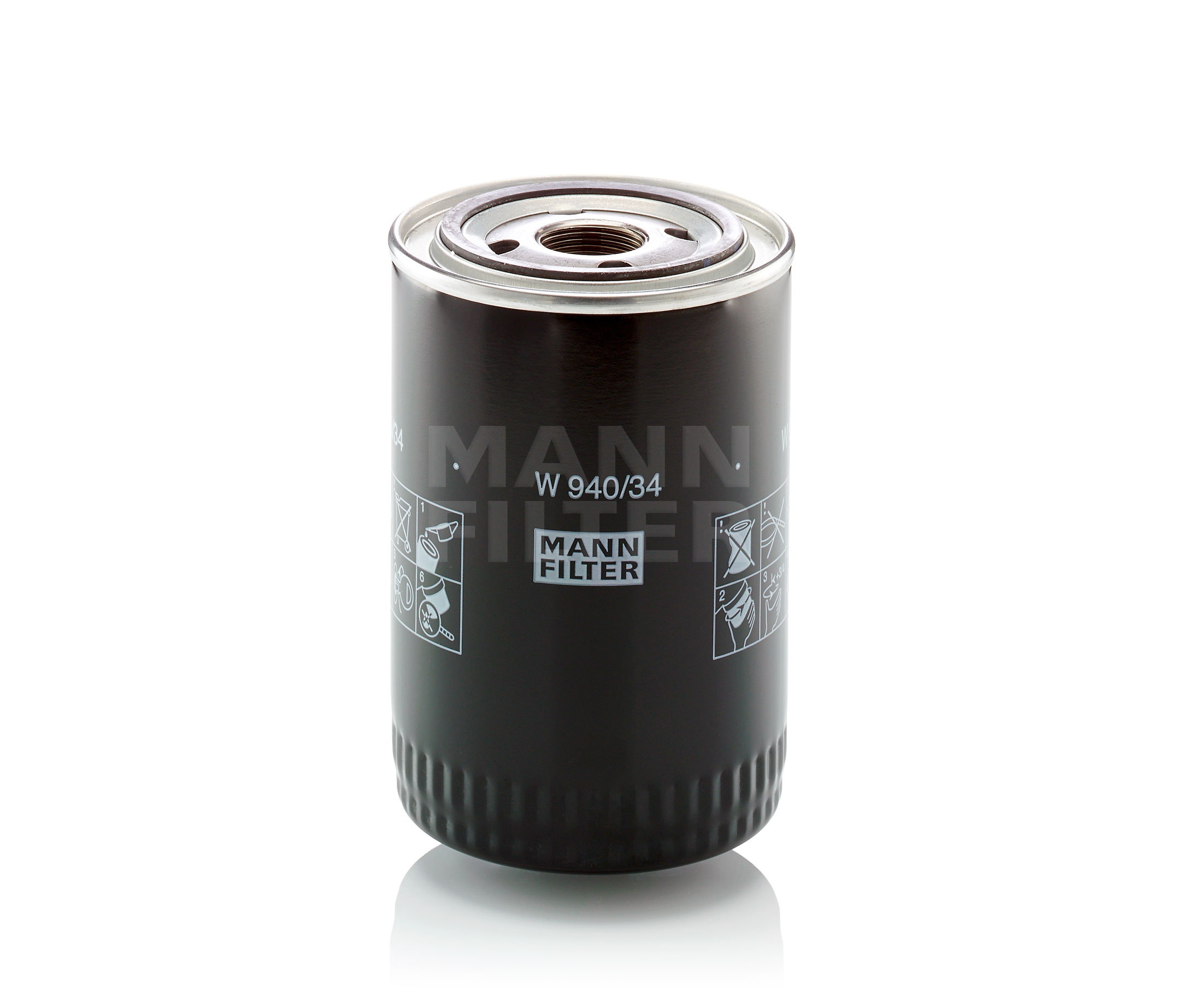 Köp MANN-FILTER Oljefilter Produktnummer: W 940/34 till det förmånliga priset av 237,62 kr