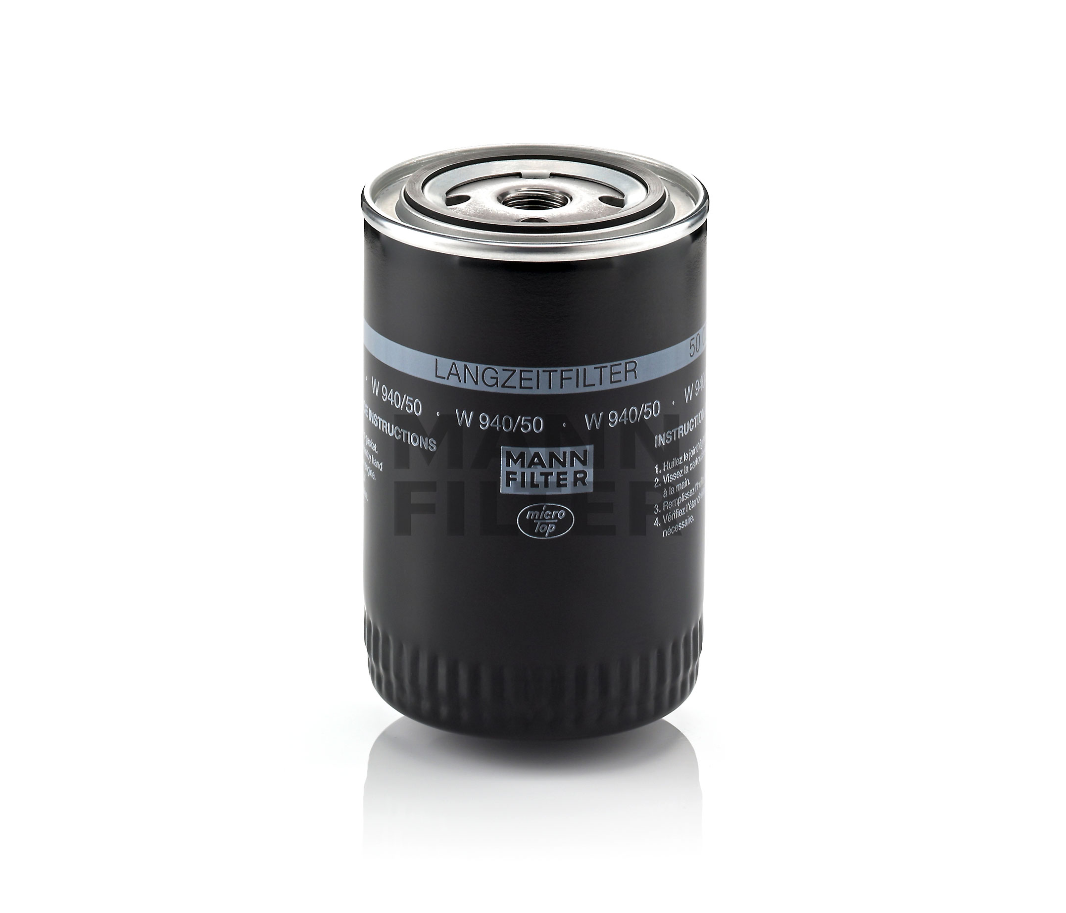 Kupte si MANN-FILTER Olejový filtr Číslo produktu: W 940/50 za nízkou cenu 404,87 Kč