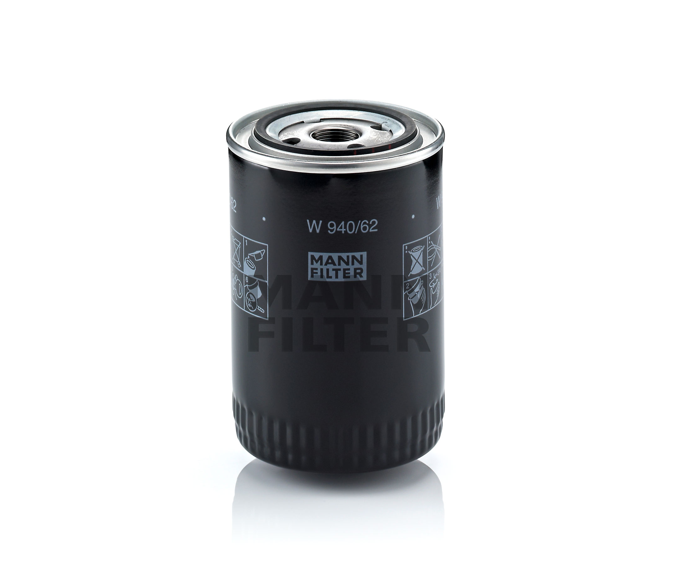 Acquista Filtro olio da MANN-FILTER Numero prodotto.: W 940/62 al costo di soli 15,01 €