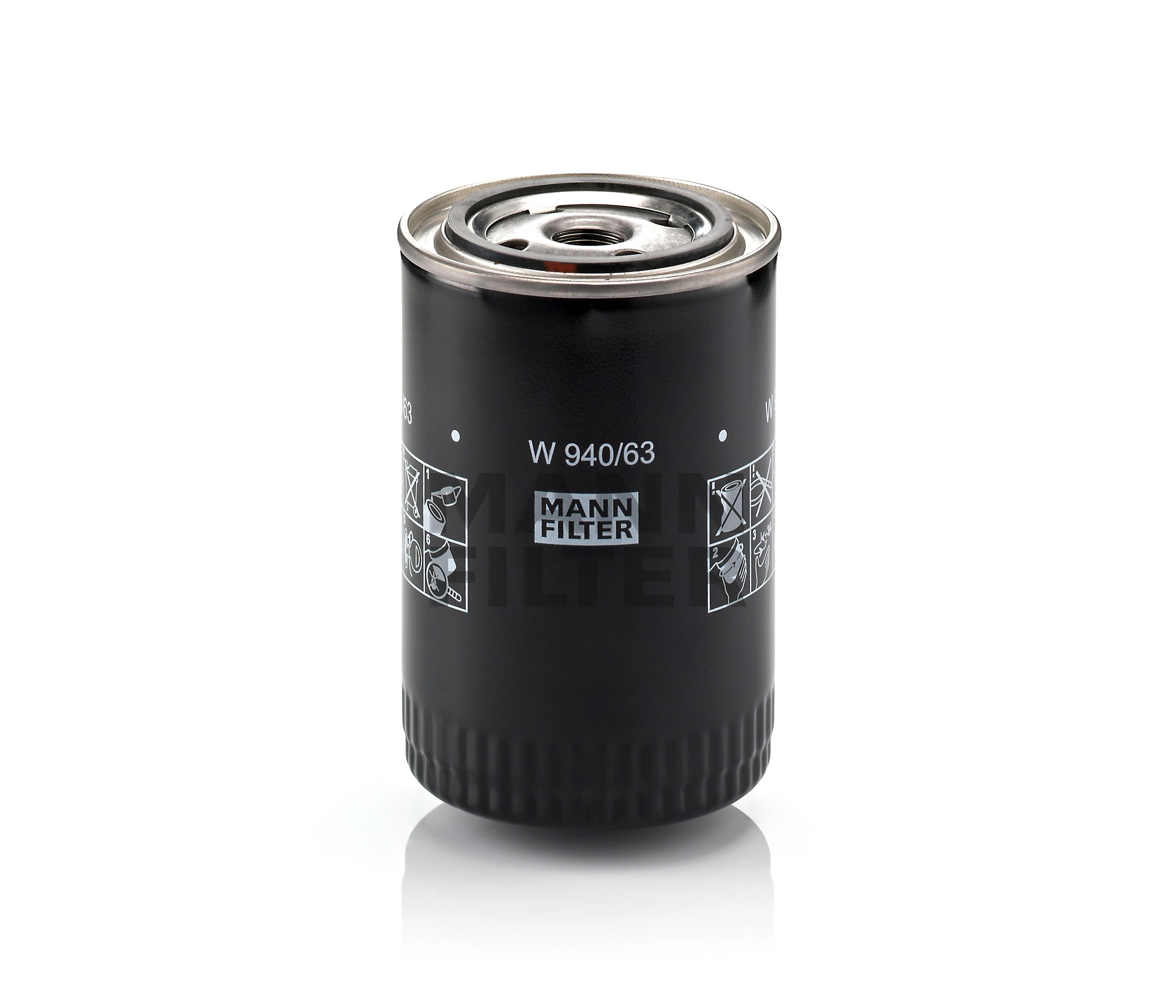 Acquista Filtro olio da MANN-FILTER Numero prodotto.: W 940/63 al costo di soli 26,83 €