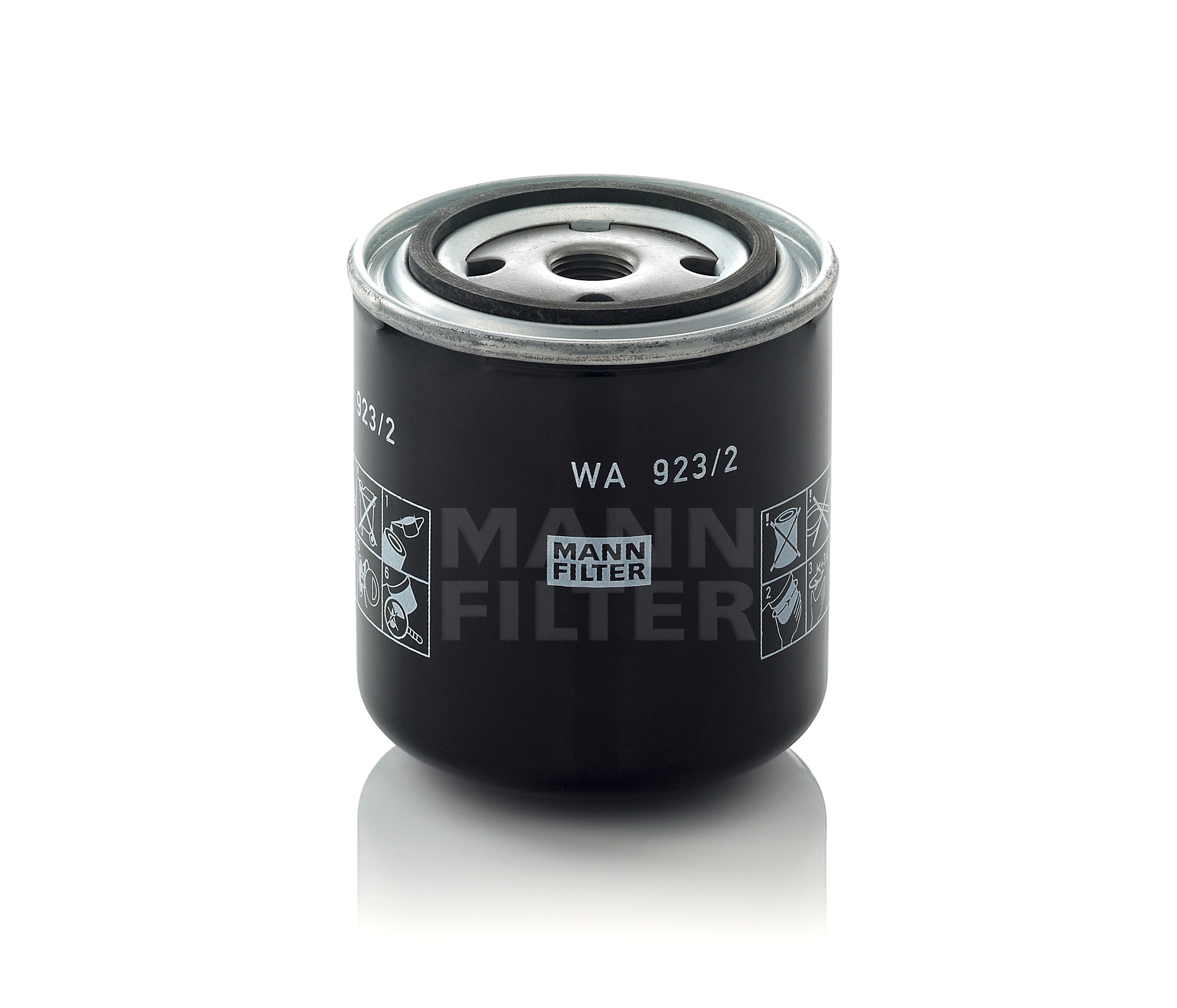 Įsigykite MANN-FILTER Aušinimo skysčio filtras Prekės Nr.: WA 923/2 už žemiausią 25,47 € kainą