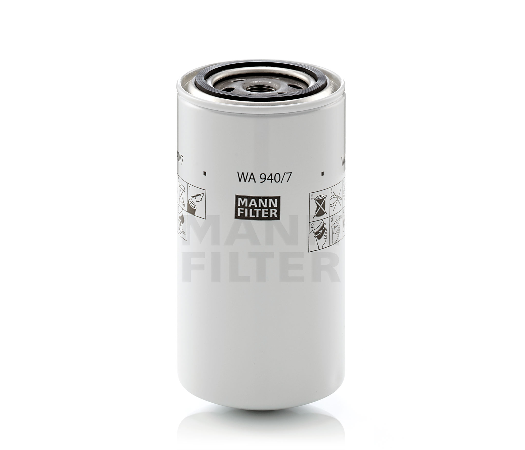 Įsigykite MANN-FILTER Aušinimo skysčio filtras Prekės Nr.: WA 940/7 už žemiausią 37,10 € kainą