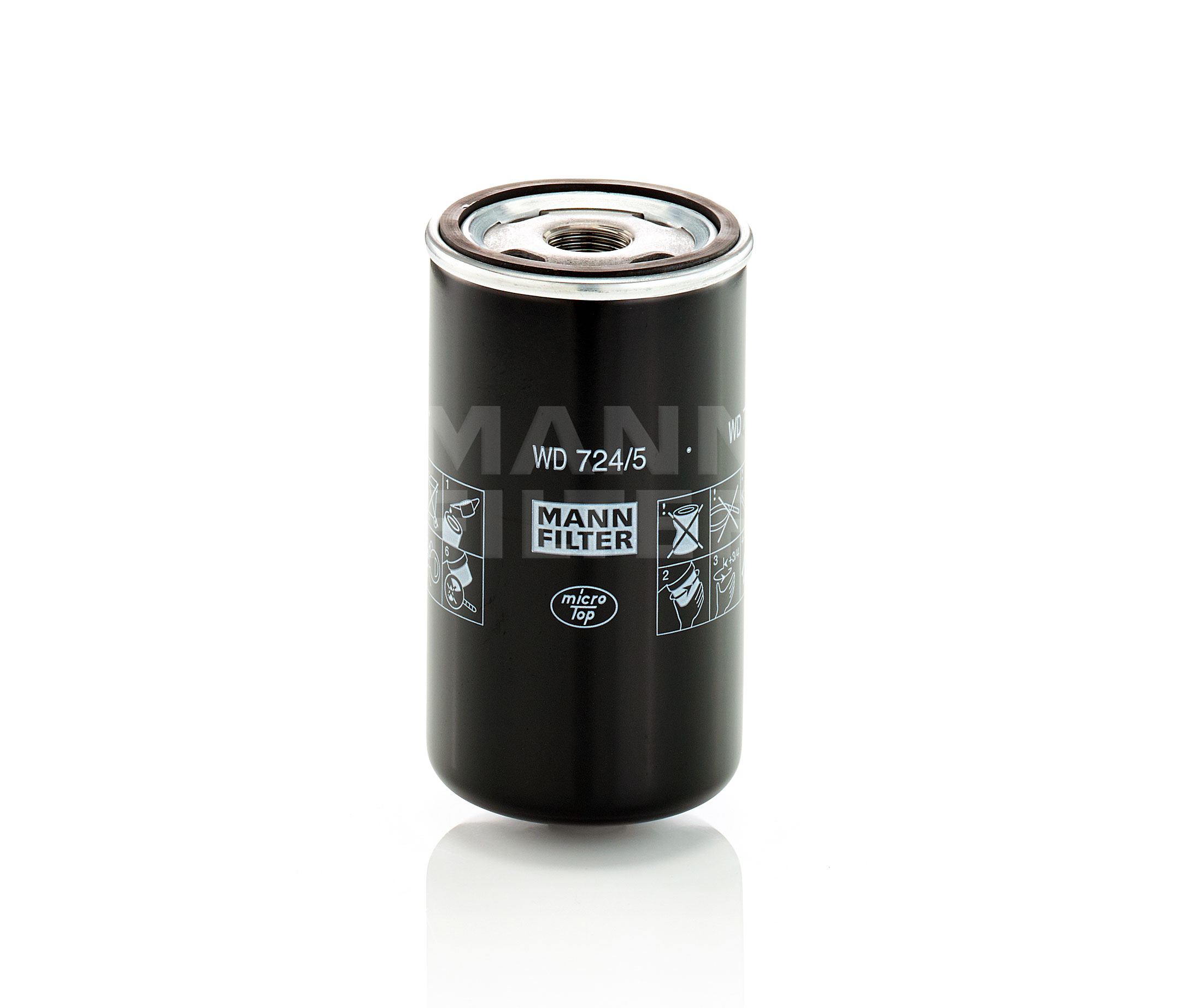 Compre MANN-FILTER Filtro hidráulico, caixa de velocidades automática Produto No.: WD 724/5 a preços baixos de 16,60 €