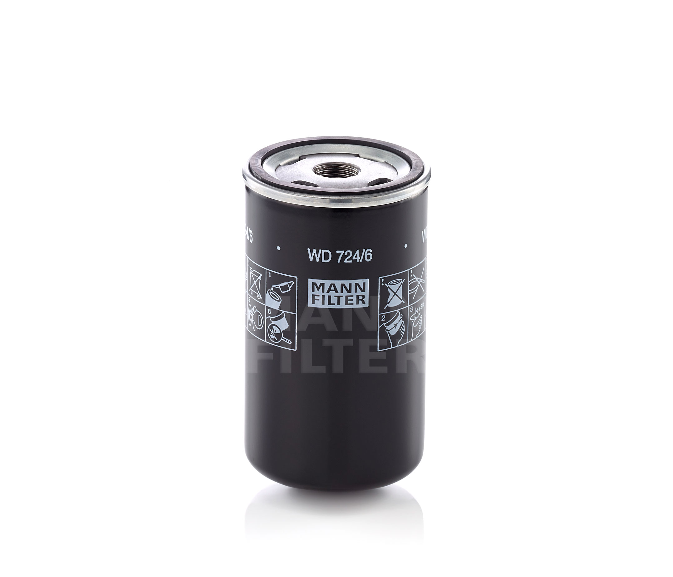 Compre MANN-FILTER Filtro, sistema hidráulico operador Número de producto: WD 724/6 a bajo precio de 16,02 €