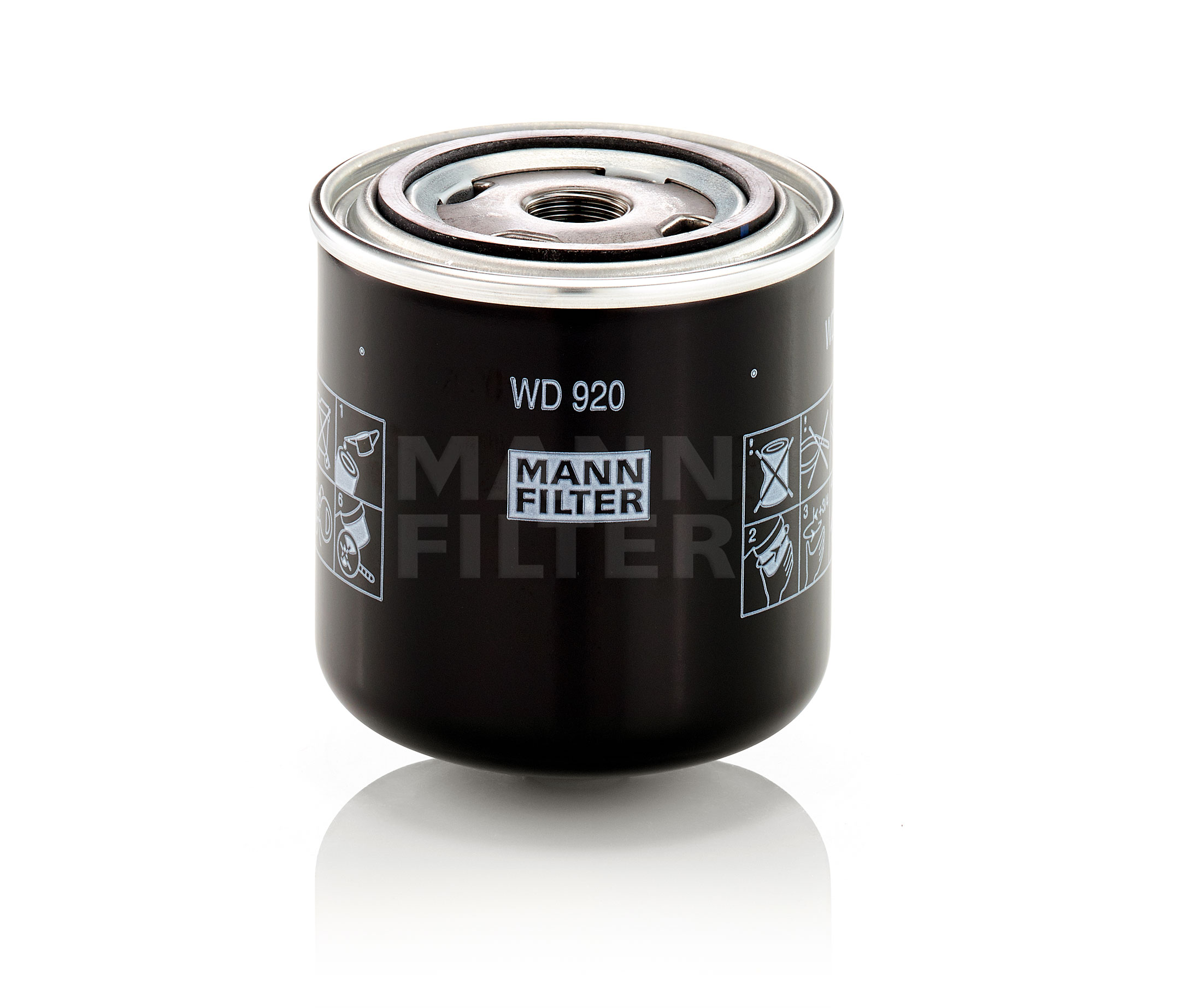 MANN-FILTER WD 920 Filtre, système hydraulique de travail
