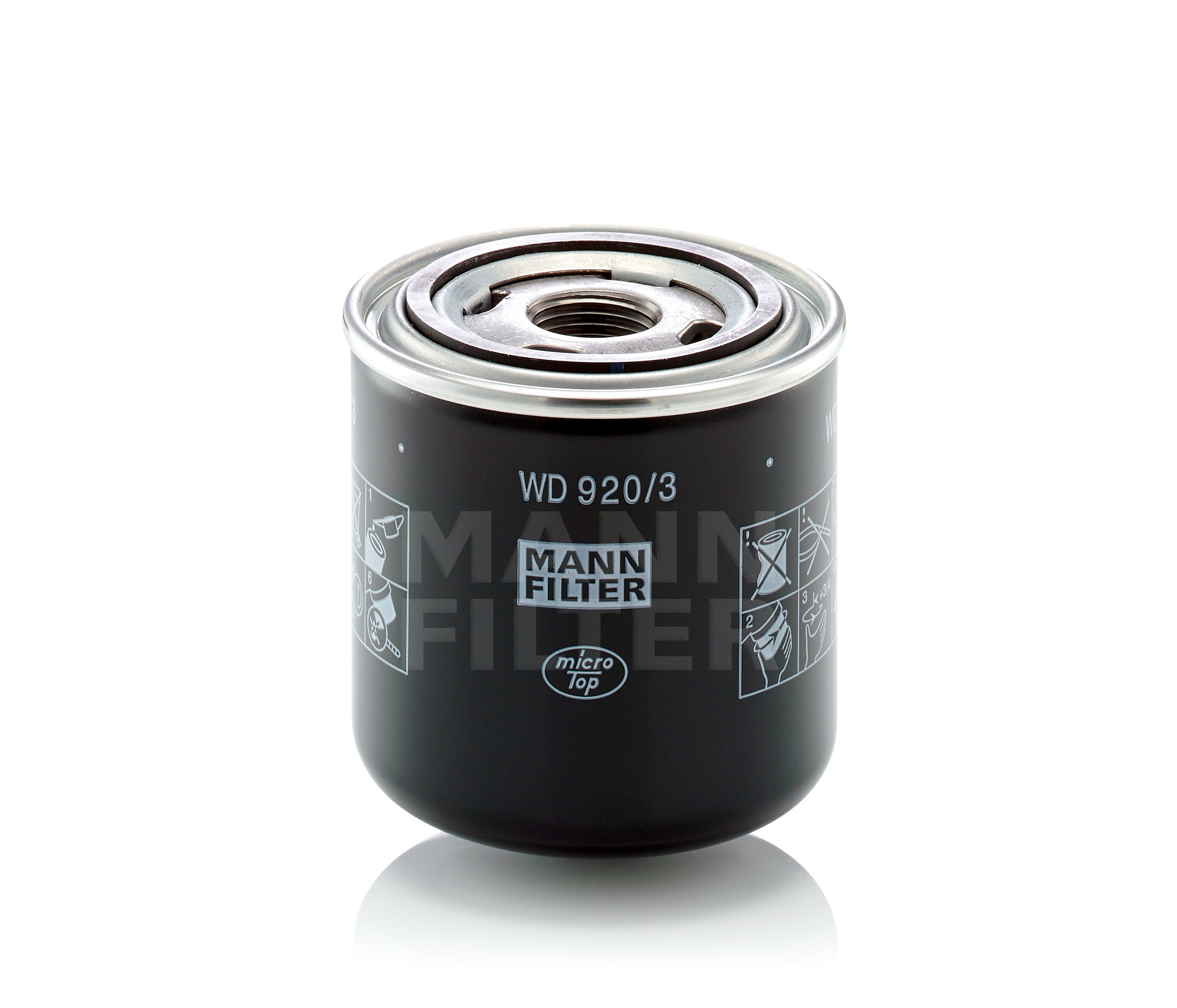Köp MANN-FILTER Hydraulikfilter, automatväxel Produktnummer: WD 920/3 till det förmånliga priset av 181,28 kr