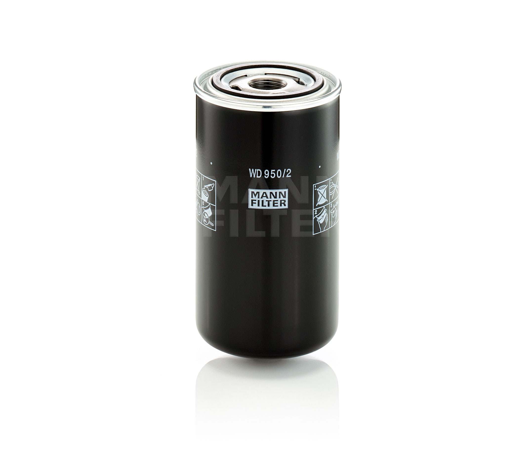Compre MANN-FILTER Filtro, sistema hidráulico operador Número de producto: WD 950/2 a bajo precio de 22,64 €