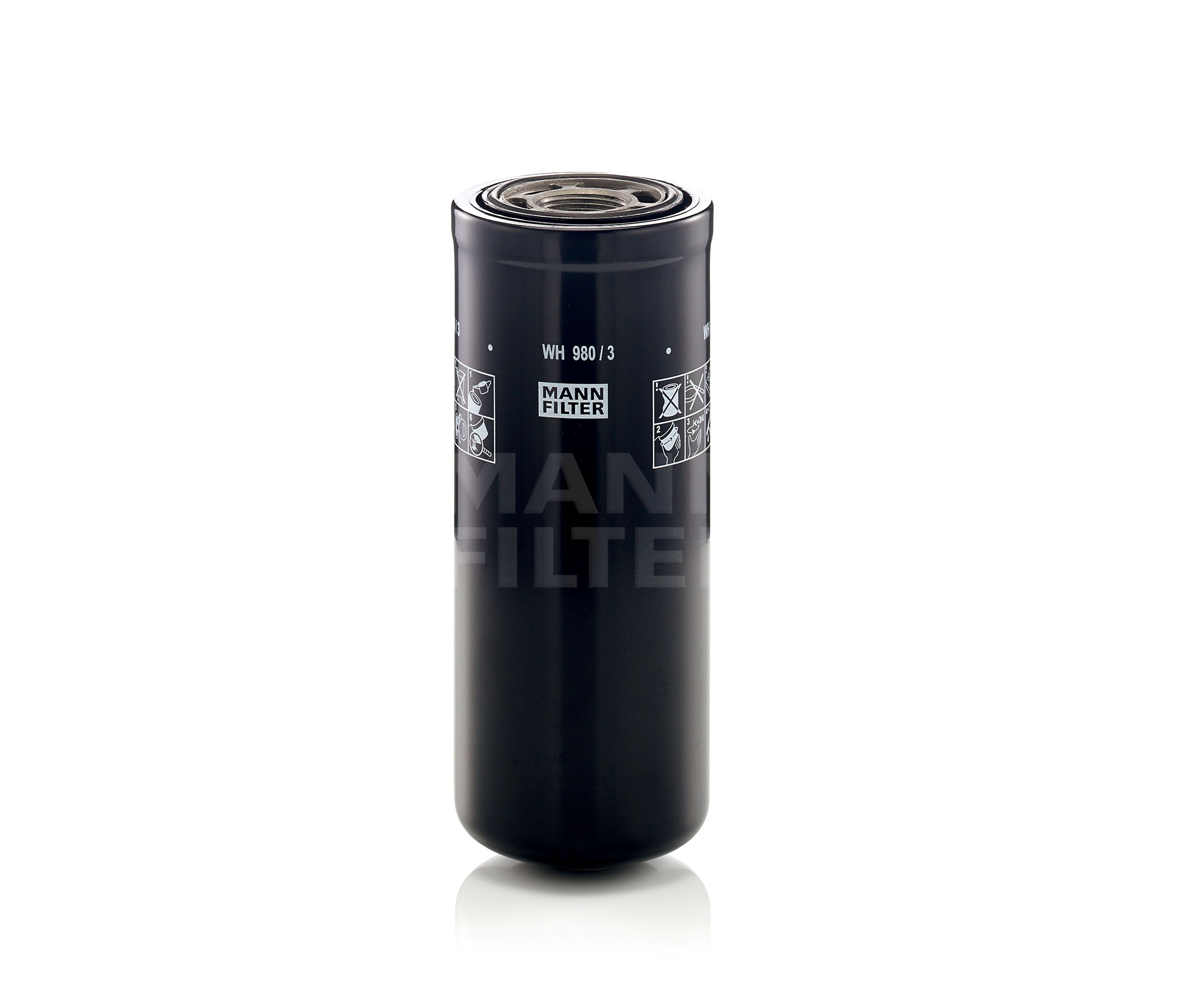 Cumpărați Filtru, sistem hidraulic primar de la MANN-FILTER Număr produs: WH 980/3 la prețul de doar 170,54 lei