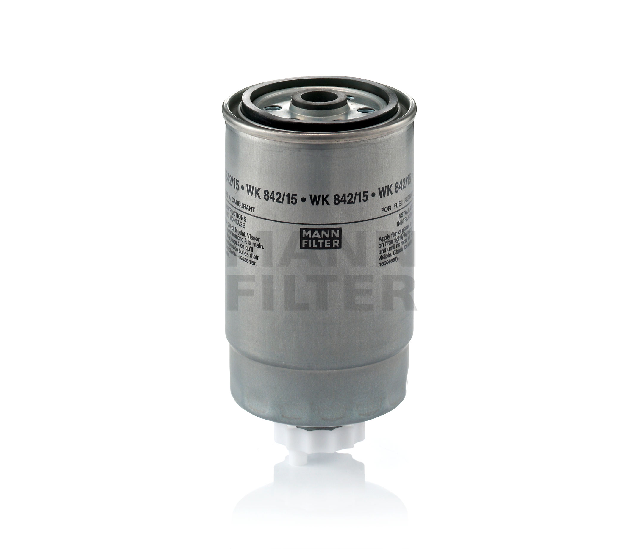 Įsigykite MANN-FILTER Kuro filtras Prekės Nr.: WK 842/15 už žemiausią 33,69 € kainą