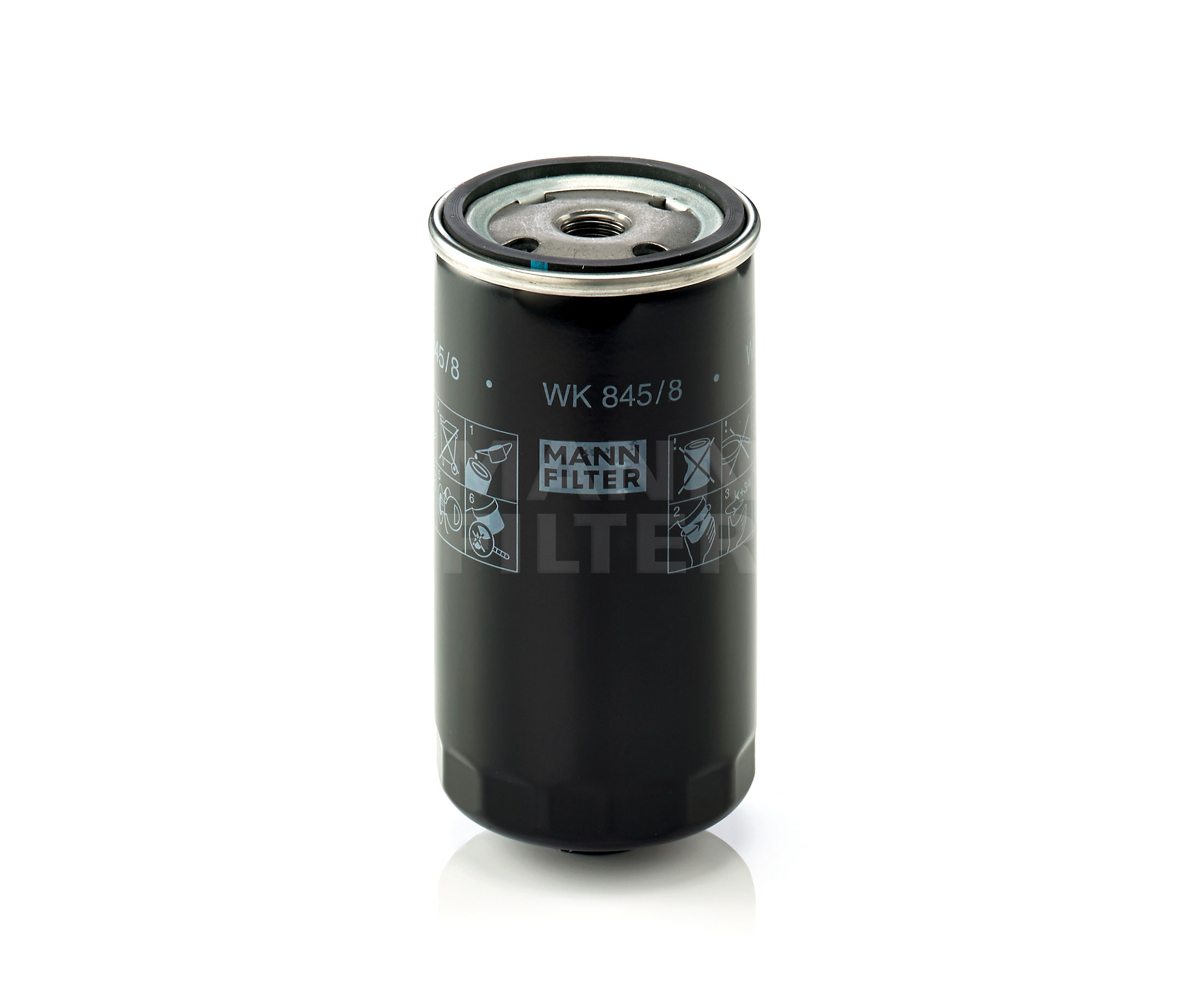 Įsigykite MANN-FILTER Kuro filtras Prekės Nr.: WK 845/8 už žemiausią 20,59 € kainą