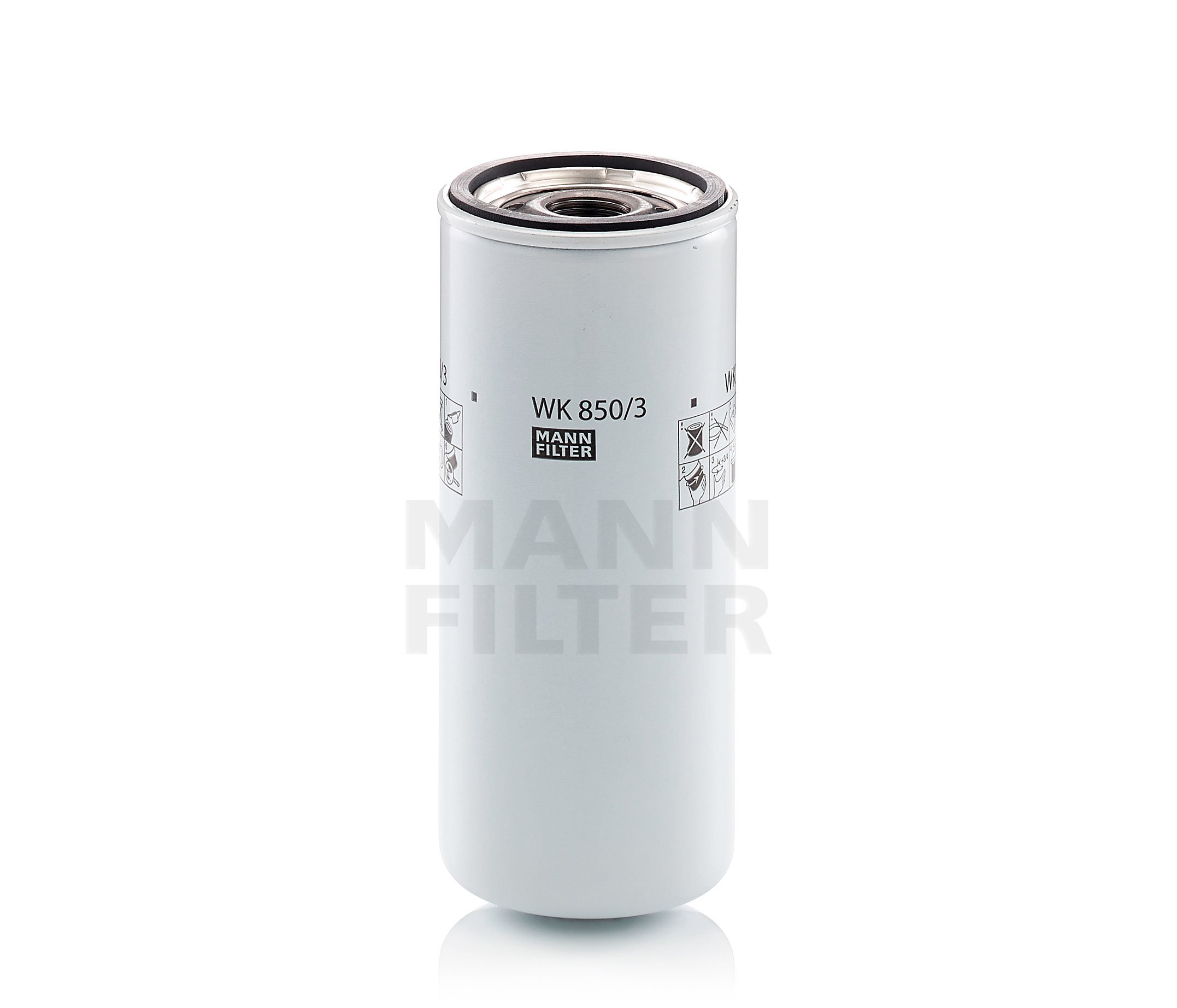 Įsigykite MANN-FILTER Kuro filtras Prekės Nr.: WK 850/3 už žemiausią 20,30 € kainą