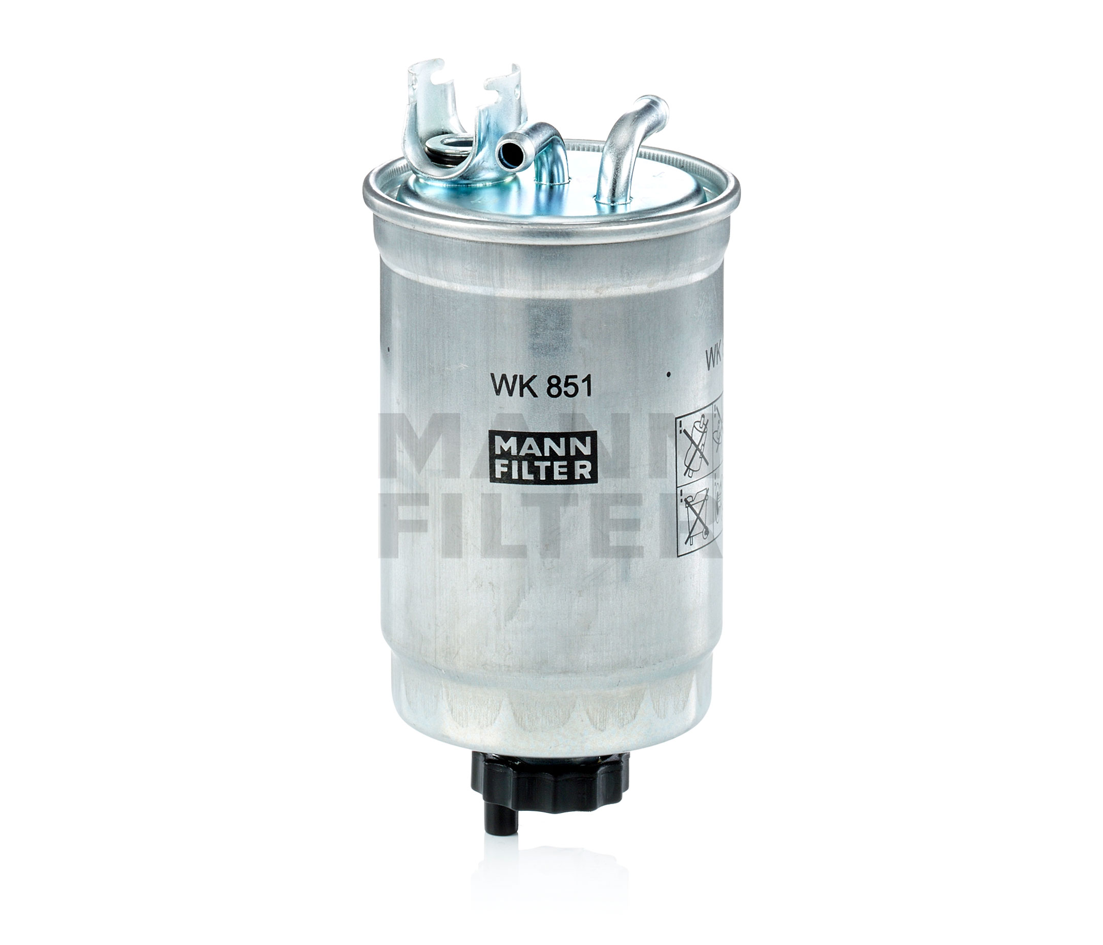 Įsigykite MANN-FILTER Kuro filtras Prekės Nr.: WK 851 už žemiausią 18,23 € kainą