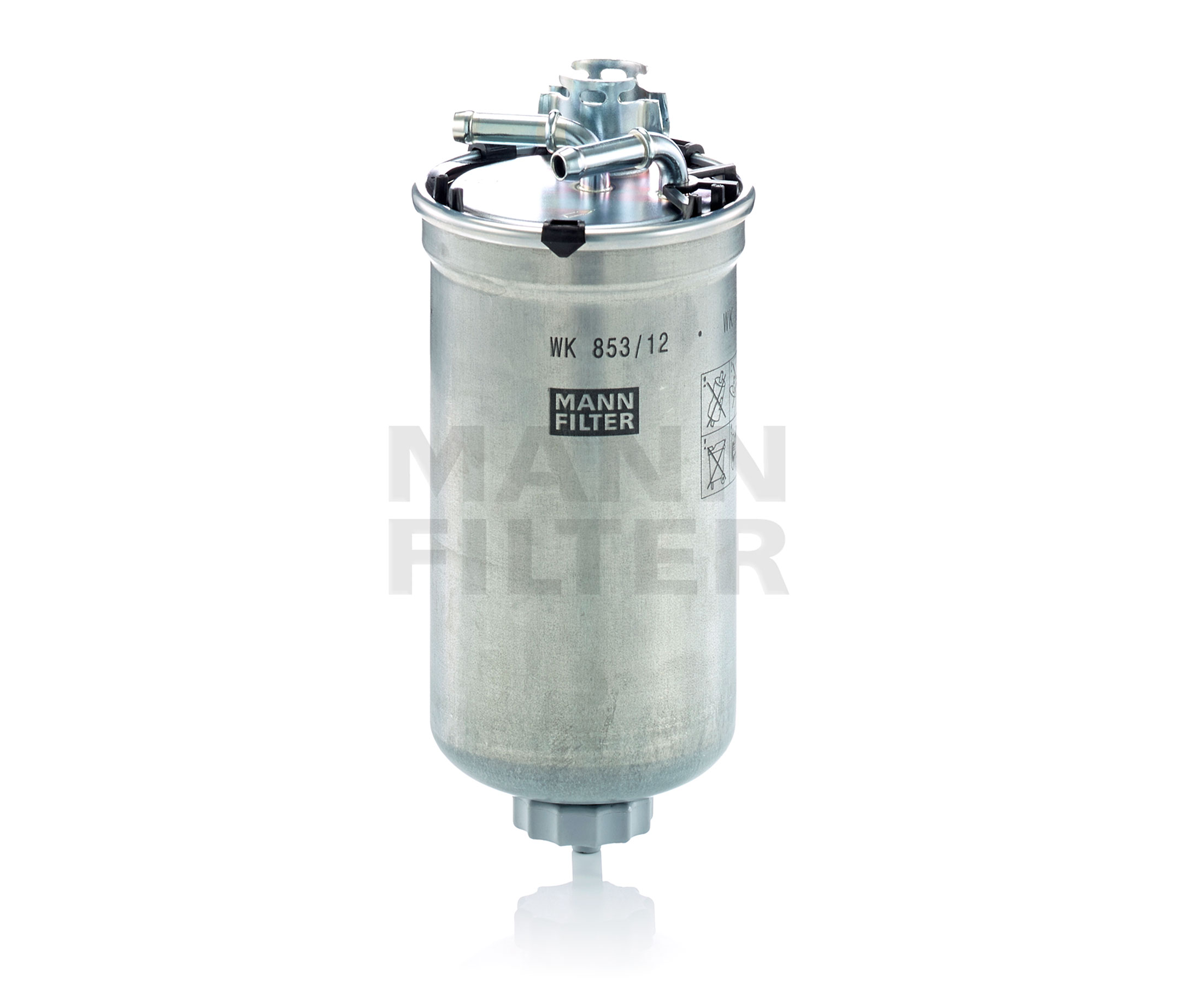Įsigykite MANN-FILTER Kuro filtras Prekės Nr.: WK 853/12 už žemiausią 28,35 € kainą