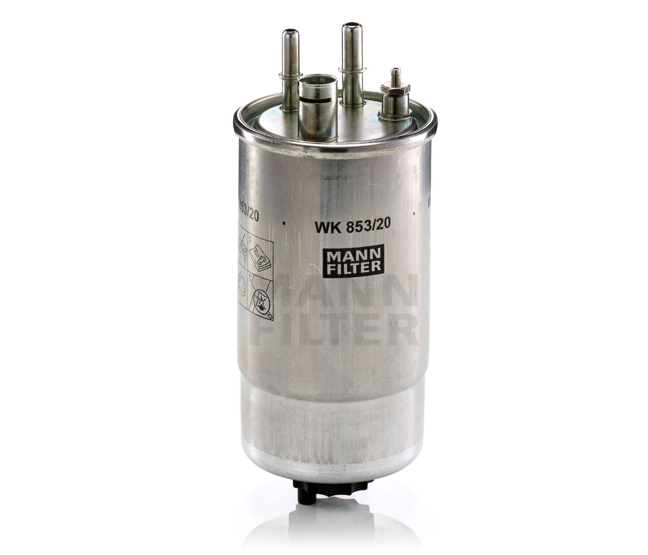 Поръчайте MANN-FILTER Горивен филтър Продукт No.: WK 853/20 на ниската цена от 117,70 лв.