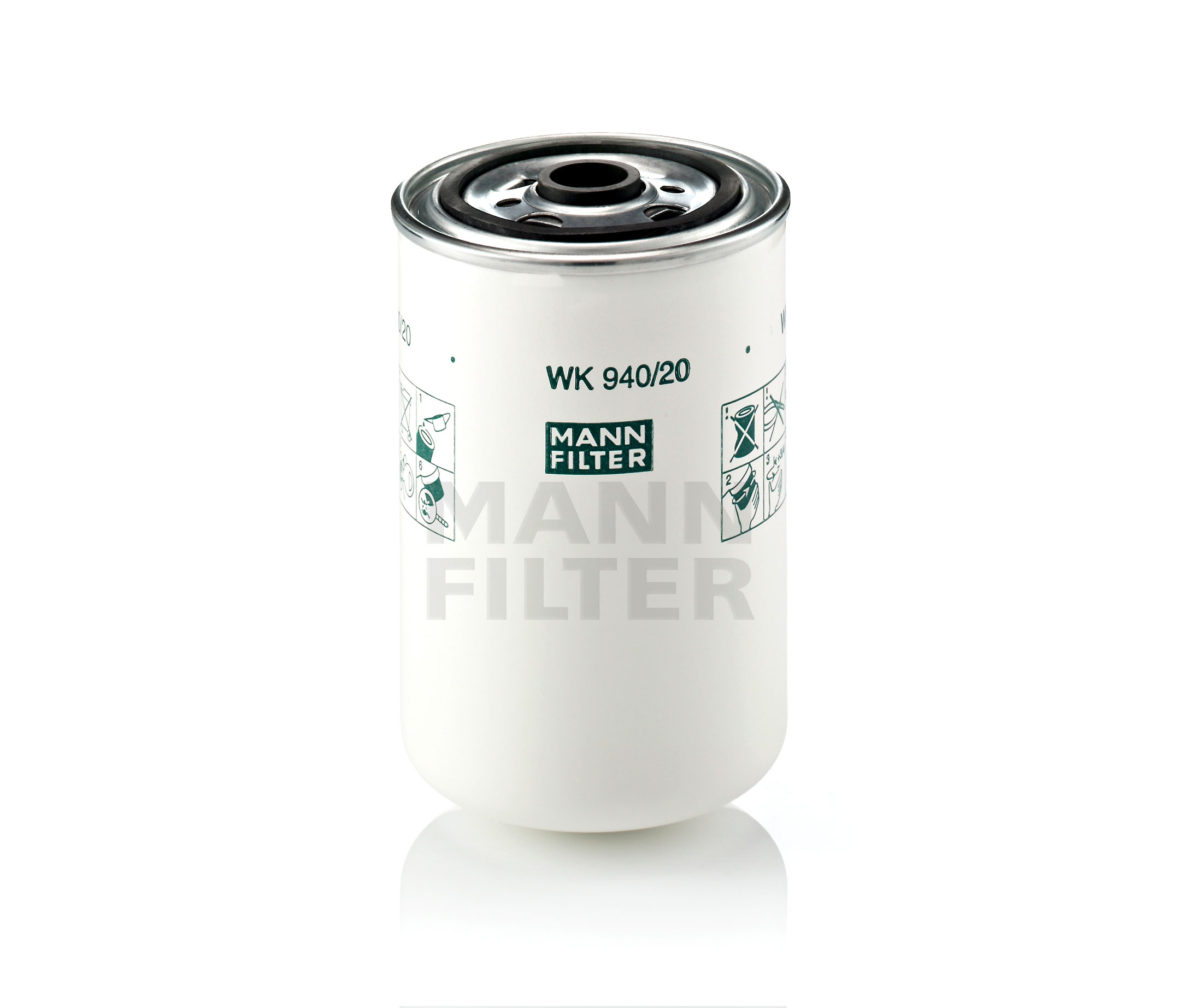 Įsigykite MANN-FILTER Kuro filtras Prekės Nr.: WK 940/20 už žemiausią 13,16 € kainą