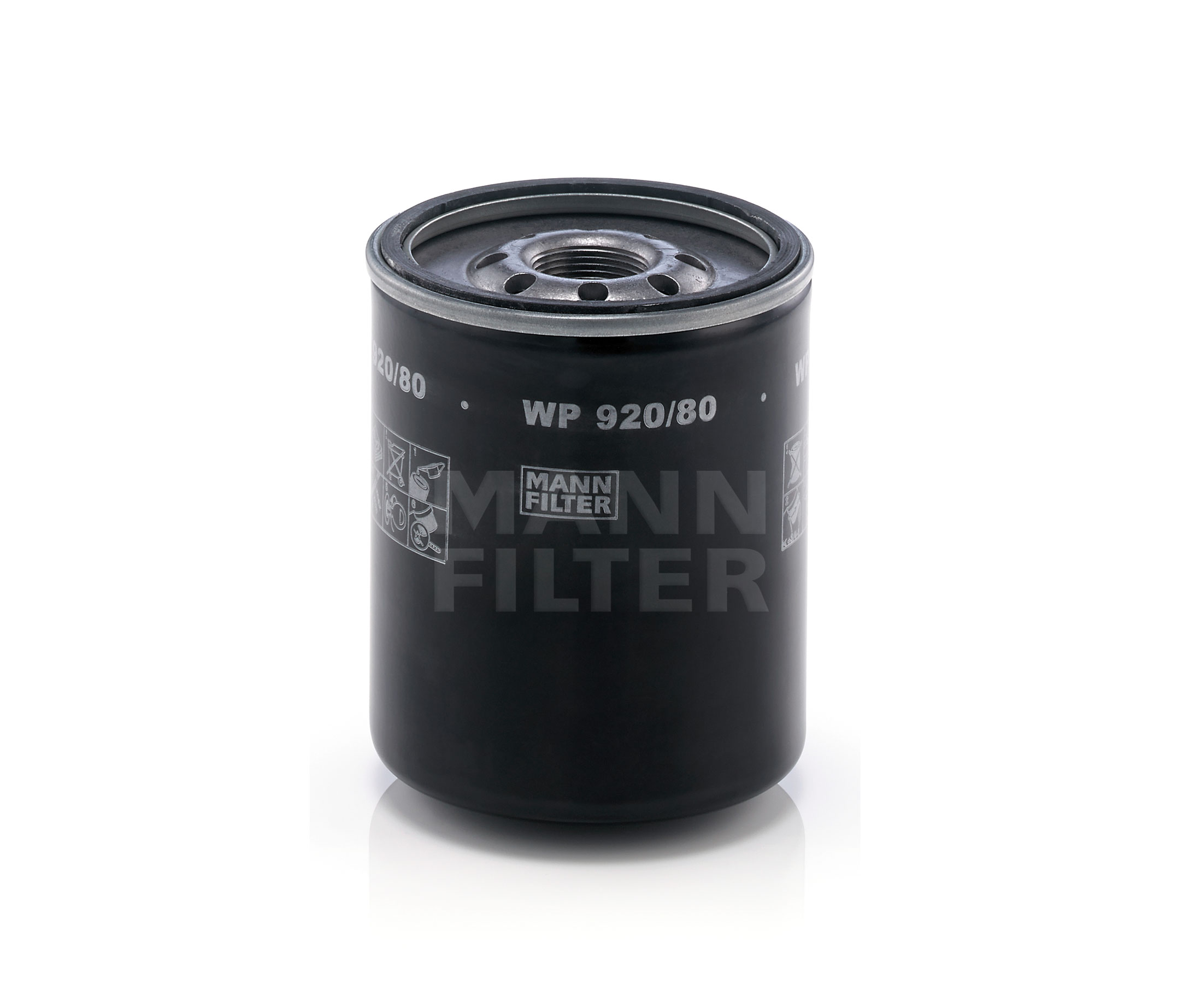 Įsigykite MANN-FILTER Alyvos filtras Prekės Nr.: WP 920/80 už žemiausią 20,01 € kainą